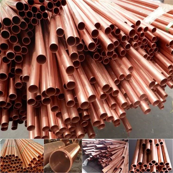 Tubo De Cobre C12200 Para Sistemas De Enfriamiento De Agua
